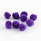 DIY Doll Craft Pom Pom Yarn Pom Pom Balls, Dark Violet, 15mm, about 1000pcs/bag