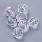 Transparent Acrylic Beads, Faceted, Round, Clear, 14x13mm, Hole: 1.8mm