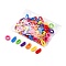 Girls Hair Accessories, Ponytail Holder, Elastic Hair Ties, Mixed Color, 20mm, about 96~100pcs/bag