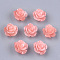 Synthetic Coral Beads, Dyed, Flower, Light Coral, 10x10x6mm, Hole: 1mm
