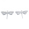 Non-Tarnish 304 Stainless Steel Pendant Rhinestone Settings, Dragonfly, Stainless Steel Color, Fit For 1.2mm Rhinestone, 34.5x50x2mm, Hole: 3mm