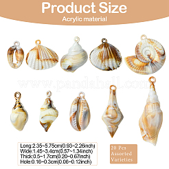 20шт 10 стиля акриловые подвески&nbsp;FIND-YW0005-93