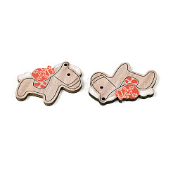 Печатные деревянные подвески&nbsp;WOOD-T033-01C