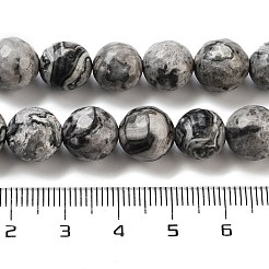 Камень натуральная карта / камень пикассо / пряди яшмы&nbsp;X-G-G099-10mm-27