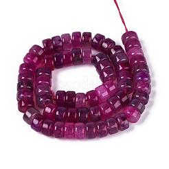 Окрашенные естественный агат бисер пряди&nbsp;G-T143-17M