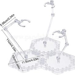Diy регулируемый держатель фигурки подставка для дисплея базовый набор&nbsp;DJEW-WH0001-01