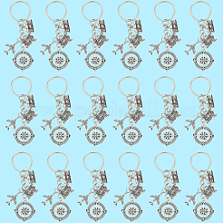 20шт брелок из сплава&nbsp;KEYC-SC00005