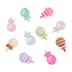 40шт 10 цвета смолы кабошоны аксессуары&nbsp;CRES-BY0001-01