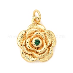 Латунные микро проложить кубического циркония подвески&nbsp;KK-A266-46G