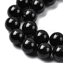 Натуральный черный турмалин бисер нитей&nbsp;G-G763-01-12mm-A