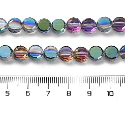 Стеклянные бусины с гальваническим покрытием &nbsp;EGLA-C010-01A-HP02