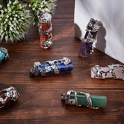 Подвески из натуральных и синтетических драгоценных камней в стиле 7 шт.&nbsp;G-SC0001-48