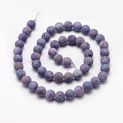 Гальванические природный кристалл кварца бусы пряди G-K174-01D