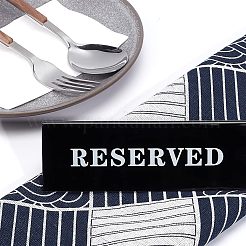 Акриловый зарезервированный стол палатка знак&nbsp;LS-AJEW-WH0251-39