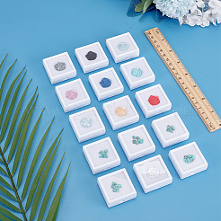 15 шт. прозрачные пластиковые коробки для бриллиантов&nbsp;OBOX-HY0001-02A