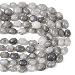 Естественный облачно кварц бисер пряди&nbsp;G-G453-D08-01