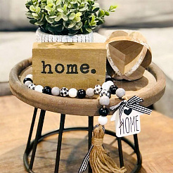 180шт 6 стиля бусины из натурального дерева&nbsp;WOOD-BT0001-09