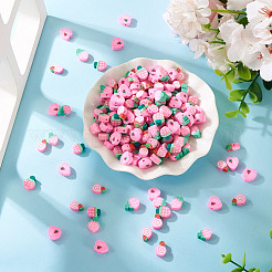 200шт 4 стиля ручной работы бусины из полимерной глины&nbsp;CLAY-TA0001-81