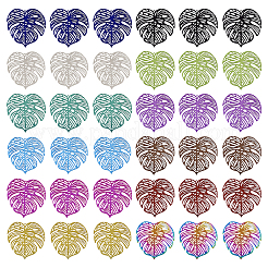 48 шт. филигранные подвески из нержавеющей стали 430 и 201 в двух стилях&nbsp;STAS-TA0002-19