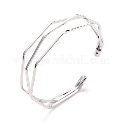 Тройные браслеты-манжеты&nbsp;BJEW-C010-01S