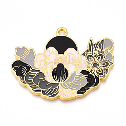 Подвески из эмалированного сплава с гальванопокрытием&nbsp;ENAM-N056-395-G