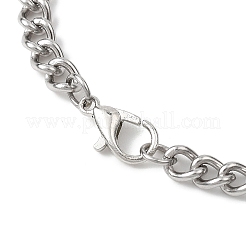 Цепочки-колье из нержавеющей стали 304 со звездой Давида&nbsp;NJEW-JN05658