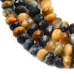 Природных тигровый глаз бисер нитей&nbsp;G-C259-A47-5x8mm