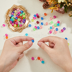 200 шт. Прозрачные акриловые бусины&nbsp;FIND-DC0006-48