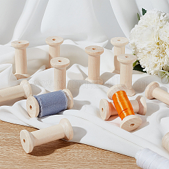 Катушки с деревянными нитками&nbsp;LS-TOOL-WH0125-106C-01