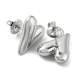 Серьги-гвоздики из нержавеющей стали 304 EJEW-M233-18P