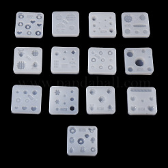 13шт 13 стиля силиконовые Молды для нейл-арта&nbsp;SIMO-TA0001-17
