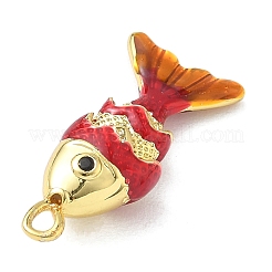 Рыба из латуни микро проложить Цирконом подвески&nbsp;KK-P342-14B-G06