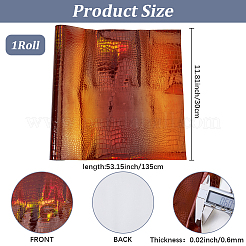 Лазерный крокодиловый узор ПВХ кожа ткань&nbsp;FIND-WH20026-011O