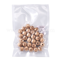 Деревянные бусины&nbsp;WOOD-BT0001-03