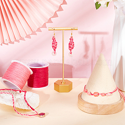 1 рулон круглых вощеных полиэфирных шнуров&nbsp;YC-PH0002-44C