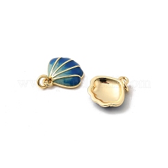 Латунь эмаль подвески&nbsp;KK-H002-35G-02-RS