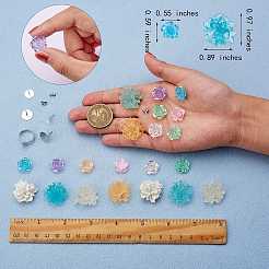 Набор для изготовления цветочных сережек и колец на палец своими руками&nbsp;DIY-SZ0008-46