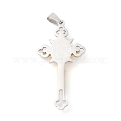 Большие подвески из нержавеющей стали 304 с вакуумным покрытием PVD&nbsp;LS-STAS-D052-03GP