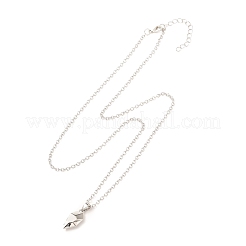 Наборы ожерелий с подвесками в форме сердца из сплава&nbsp;NJEW-B081-07B