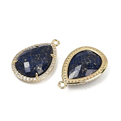 Граненые подвески из окрашенного натурального лазурита&nbsp;G-I382-05G-07