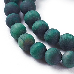 Природных тигровый глаз бисер нитей&nbsp;G-F616-01D-4mm