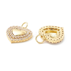 Покрытие стойки латунь микропаве прозрачные подвески из кубического циркония&nbsp;KK-D073-19G