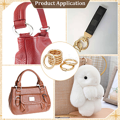 32 шт. Кольца пружинные затворные из сплава&nbsp;FIND-ME0003-23G