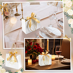 80 шт. подарочные упаковочные пакеты с золотым тиснением и благодарностью&nbsp;ABAG-WA0001-05