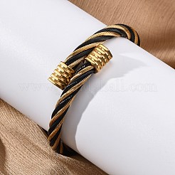 Браслеты-торсионы из нержавеющей стали 304 для женщин&nbsp;BJEW-P310-21MC