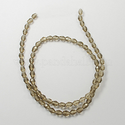 Стеклянные бусины&nbsp;GLAA-R024-6x4mm-19