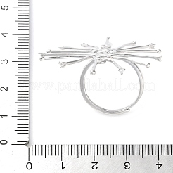 Кольцо из стерлингового серебра 925 пробы с родиевым покрытием STER-M092-08P