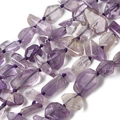 Природный аметист нитей бисера&nbsp;G-D365-E03-02