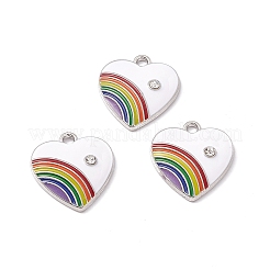 Кулон эмали сплава&nbsp;ENAM-H039-07P