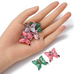 10шт 5 цвета подвески из полупрозрачной смолы&nbsp;RESI-YW0001-33